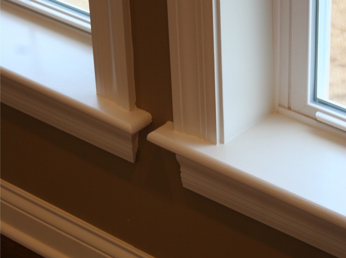 How to install window trim over drywall
