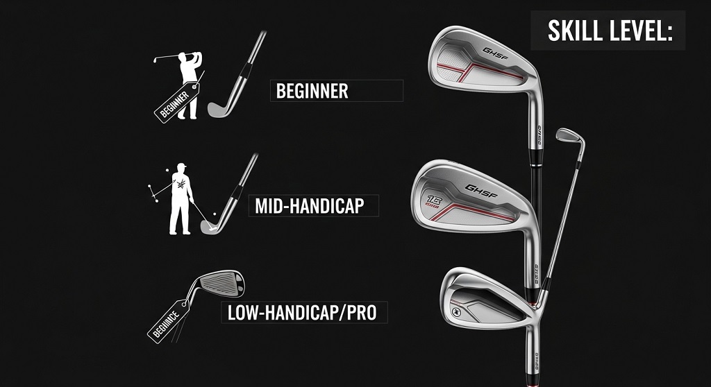 How does shaft material impact performance in golf iron sets
