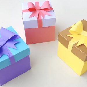 How to Decorate a Box with Paper