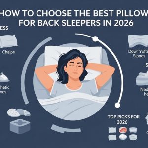 ergonomic contour pillow design for spinal support during back sleeping