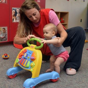 When should babies use walkers